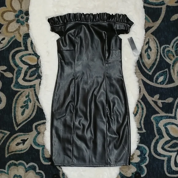 VENUS | Dresses | New Venus Black Faux Leather Off Shoulder Mini Dress Sz 4 | Poshmark VENUS | Dresses | New Venus Black Faux Leather Off Shoulder Mini Dress Sz 4 | Poshmark